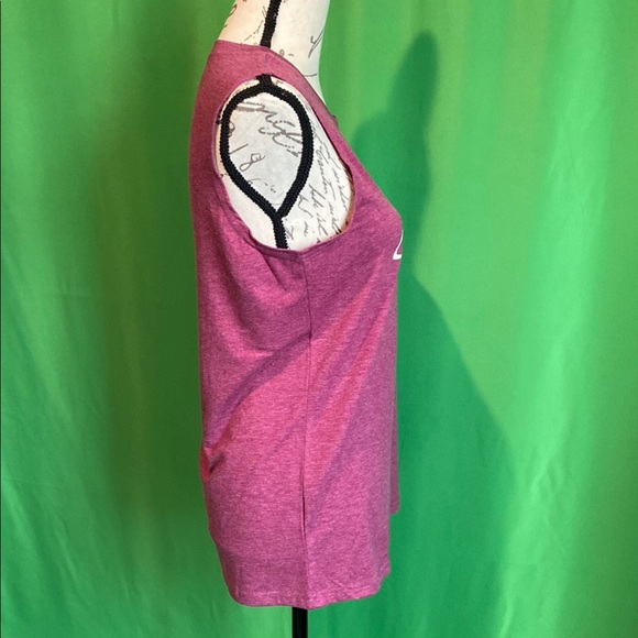 Women's Sleeveless Top - Heather Fuchsia with Warrior Dragonfly - Picture 4 of 4